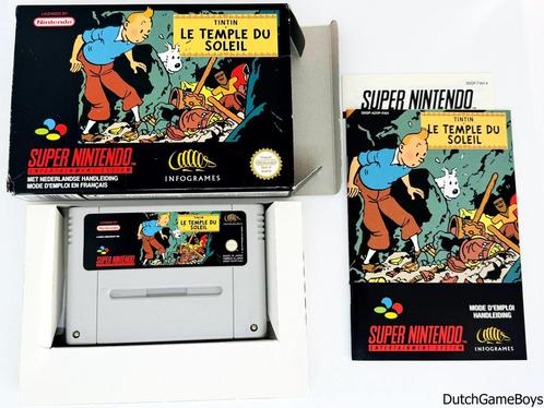 Super Nintendo / Snes - TinTin - Le Temple Du Soleil - FAH, Spelcomputers en Games, Games | Nintendo Super NES, Gebruikt, Verzenden
