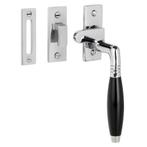 Raamsluiting Klassiek glanzend nikkel rechts, Doe-het-zelf en Verbouw, Hang- en Sluitwerk, Ophalen of Verzenden, Nieuw, Koper of Messing