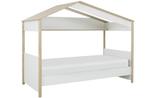 MATIS - Bedhuisje - 90x200 cm - kinderbed - eiken wit, Ophalen of Verzenden