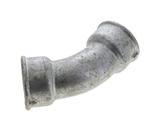 45° L-Koppeling Fitting Rp1 1/2 Binnendraad Gietijzer, Verzenden, Nieuw