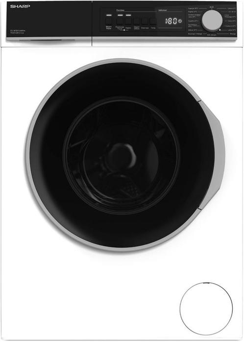 €449 Sharp ES-NFB914AWNA-FR wasmachine Voorbelading 9 kg 1, Witgoed en Apparatuur, Wasmachines, Energieklasse A of zuiniger, Ophalen of Verzenden
