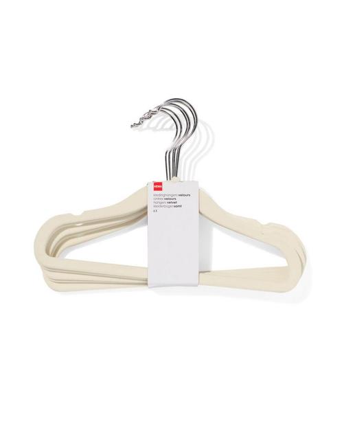 HEMA Kledinghanger klein velours wit - 6 stuks, Huis en Inrichting, Kasten | Kledingkasten, Nieuw, Verzenden