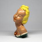 Komlós Ceramics - Komlós Brothers - Beeld, Art deco bust of