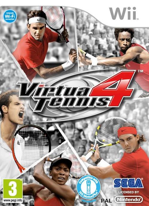 Virtua Tennis 4 (Nintendo Wii), Spelcomputers en Games, Games | Nintendo Wii, Gebruikt, Verzenden