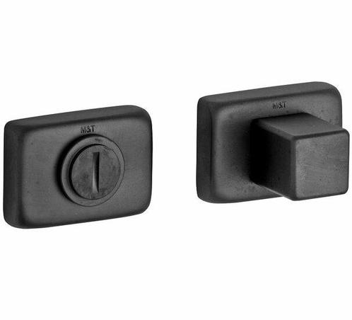 WC-Sluiting 5-8 mm Mini pvd mat zwart, Doe-het-zelf en Verbouw, Hang- en Sluitwerk, Nieuw, Ophalen of Verzenden