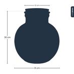 Terrarium fles met kurk - Bolder Bob - Ø 30 cm  31 cm - Zon, Verzenden