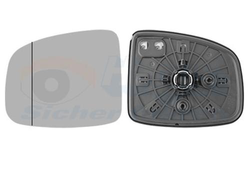 SPIEGELGLAS MET PAD VOOR HONDA JAZZ 2015-2020 76253TARG11, Auto-onderdelen, Spiegels, Nieuw, Ophalen of Verzenden