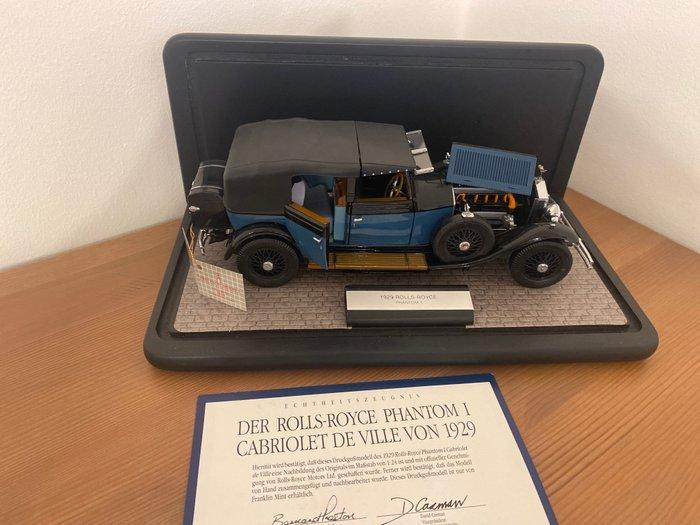 Franklin Mint 1:24 - Modelauto - Rolls Royce Phantom 1, Hobby en Vrije tijd, Modelauto's | 1:5 tot 1:12
