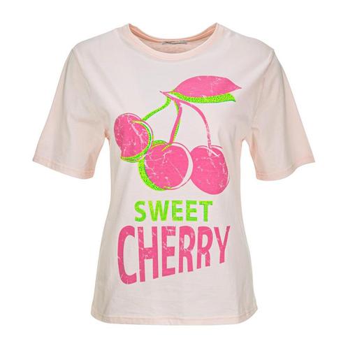 Frogbox • t-shirt Sweet Cherry • 36, Kleding | Dames, Tops, Roze, Nieuw, Maat 36 (S), Verzenden