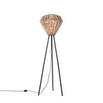 Oosterse vloerlamp beige met kralen - Moti, Nieuw, Overige materialen, Oosters, 100 tot 150 cm