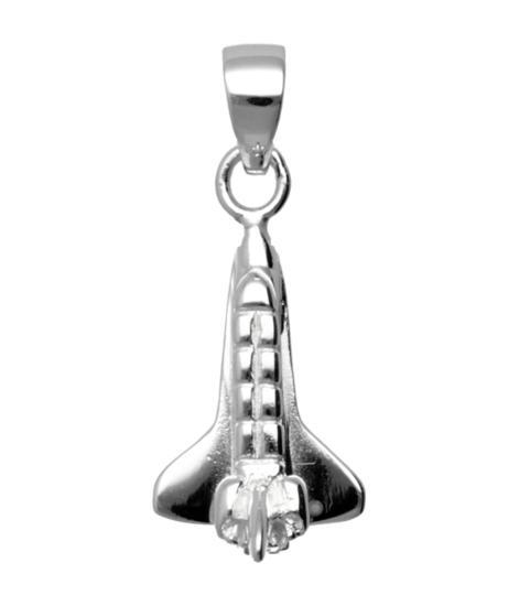 Zilveren Space Shuttle kettinghanger, Sieraden, Tassen en Uiterlijk, Kettinghangers, Verzenden