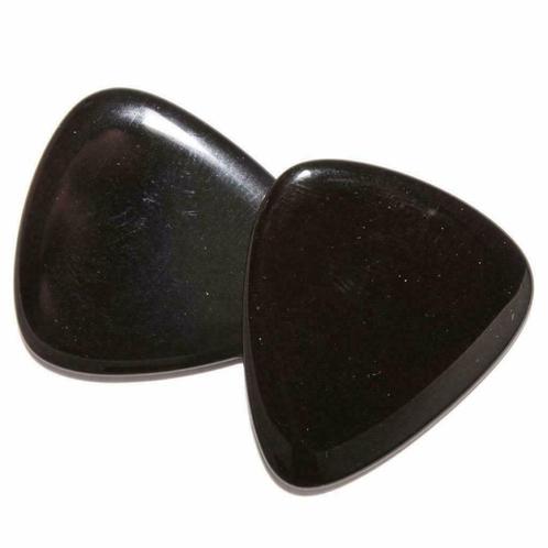 Zwarte Agaat minerale plectrum handgemaakt, Muziek en Instrumenten, Instrumenten | Toebehoren, Elektrische gitaar, Nieuw, Ophalen of Verzenden