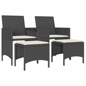 2-Zits Tuinbank Zwart - Complete Set! Tweedekansje, mis ... beschikbaar voor biedingen