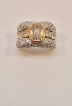 Statement ring - 18 karaat Witgoud, Roségoud - Jaren 80 als