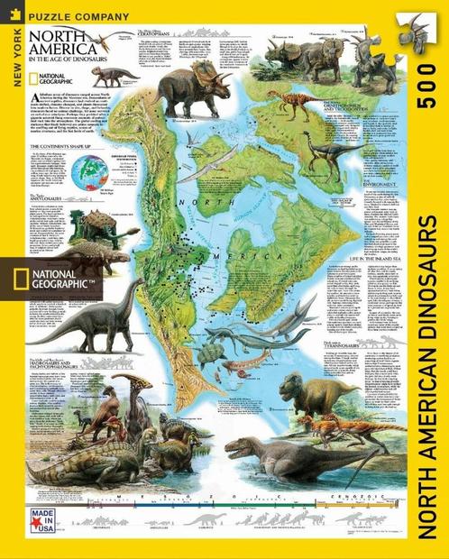 North American Dinosaurs - NYPC National Geographic, Hobby en Vrije tijd, Denksport en Puzzels, Verzenden