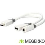 USB-C Adapter | USB 2.0 | USB-C Male | USB-C Female / 3,5 mm, Verzenden, Nieuw