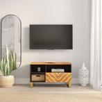 vidaXL Tv-meubel 80x33,5x46 cm massief mangohout bruin en, Verzenden, Nieuw, 50 tot 100 cm, Minder dan 100 cm