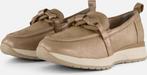Tamaris Instappers taupe Textiel - Dames - Maat 38 (Mode), Kleding | Dames, Schoenen, Verzenden, Nieuw