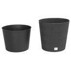 Plantenbak uitneembare bak rattan-look 35/37,5 L PP antra..., Verzenden, Nieuw
