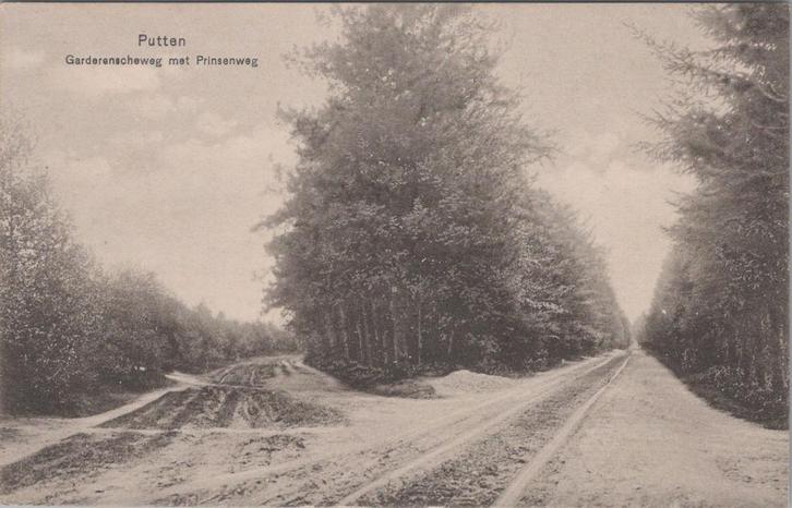 PUTTEN - Garderenscheweg met Prinsenweg, Verzamelen, Ansichtkaarten | Nederland