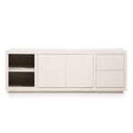 Dressoir Helsinki - 200cm - Taupe - 96278 - dressoirs, Huis en Inrichting, Kasten | Dressoirs, Nieuw, Overige materialen