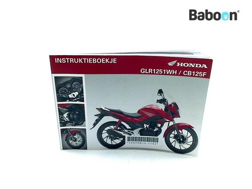 Instructie Boek Honda CB 125 F 2017-2019 (CB125F JC74), Motoren, Onderdelen | Honda, Gebruikt, Verzenden