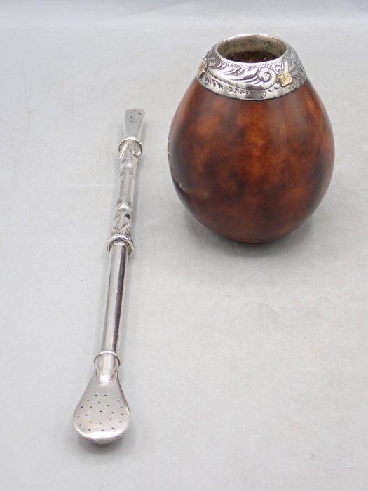 Kom - .800 zilver, Antiek en Kunst, Kunst | Niet-Westerse kunst