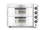 Hendi Pizza Oven - 2 Kamers Compact | Zilver | 230v/3000w |, Ophalen of Verzenden, Nieuw in verpakking