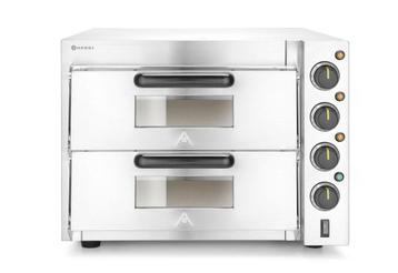 Hendi Pizzaoven | COMPACT | Elektrisch | 2 Kamers | Ø39cm | beschikbaar voor biedingen