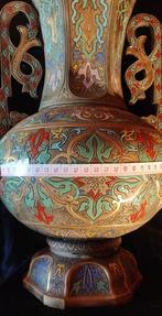 Amphora - Julius Dressler - Vaas met dubbele oren - Majolica, Antiek en Kunst