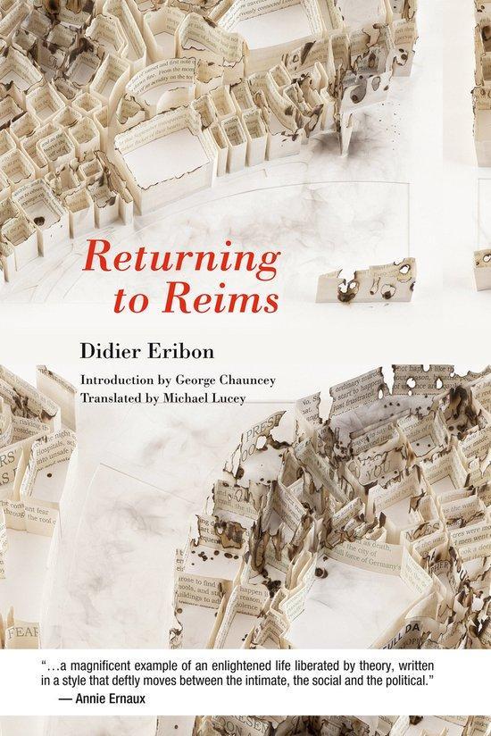 9781584351238 Returning To Reims Didier Eribon, Boeken, Studieboeken en Cursussen, Nieuw, Verzenden