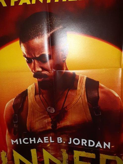 Michael B. Jordan - Sinners - Affiche de cinéma 120x160 cm, Verzamelen, Film en Tv