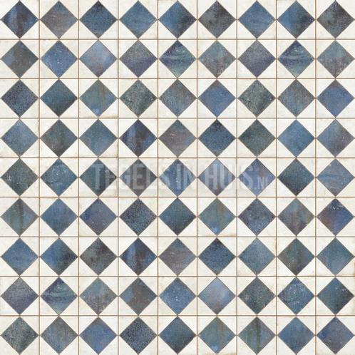 Vloertegel / wandtegel fs arles blauw 33x33 cm 9 in 1, Doe-het-zelf en Verbouw, Tegels, Vloertegels, Nieuw, 10 m² of meer, Keramiek
