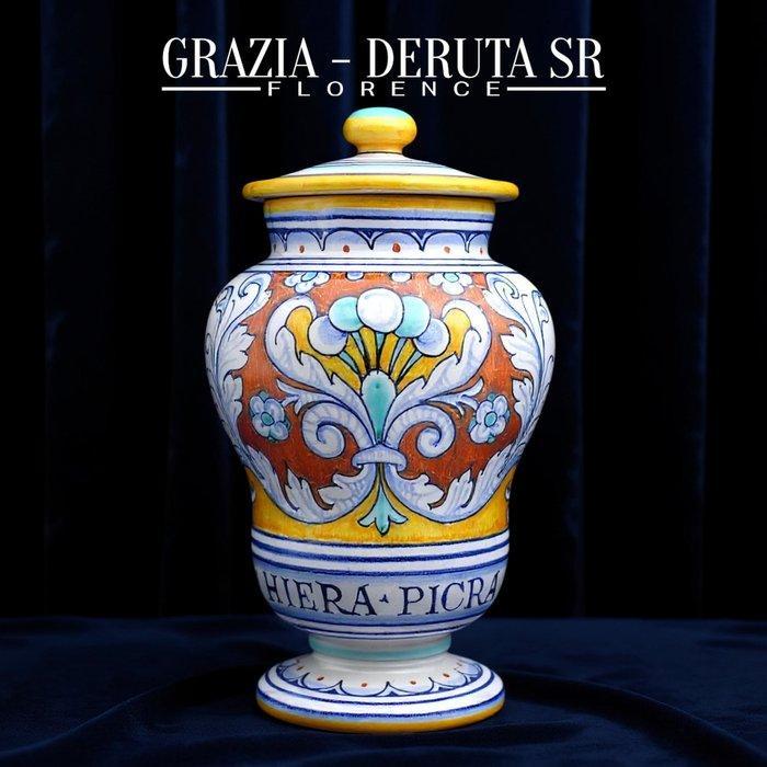 Grazia - Deruta RS Made in Italy - Vaas - Oude apotheek met, Antiek en Kunst, Antiek | Glas en Kristal