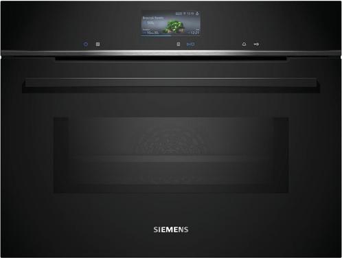 Siemens CM736GAB1 inbouw oven met magnetron - zwart, Witgoed en Apparatuur, Ovens, Inbouw, Hete lucht, Nieuw, Oven met grill, 45 tot 60 cm