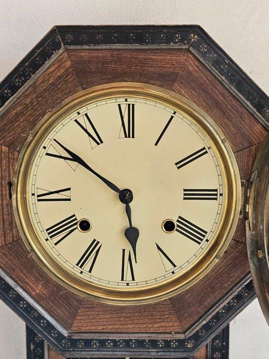 Regulateur - Hout, Messing - 1930-1940, Antiek en Kunst, Antiek | Klokken