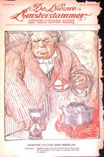 John Bull en politieke kwestie op spotprent (lijst optie), Antiek en Kunst, Kunst | Litho's en Zeefdrukken, Verzenden