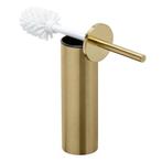 Toiletborstel met Houder Geesa Nemox Wand Geborsteld Goud, Ophalen of Verzenden, Nieuw, Bad