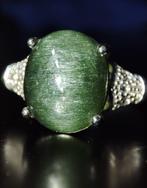 Prachtige en zeldzame seraphinite 925 zilveren ring - Gratis