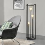 Vloerlamp staande lamp 140x30x30 cm Groningen 3xE27 zwart, Huis en Inrichting, Lampen | Vloerlampen, Verzenden, Nieuw