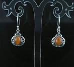 Zilver - Oorbellen - Ojo de Tigre Plata de Ley