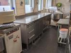 RVS werktafel met ingrediënten lades en 2x kar, Nieuw in verpakking