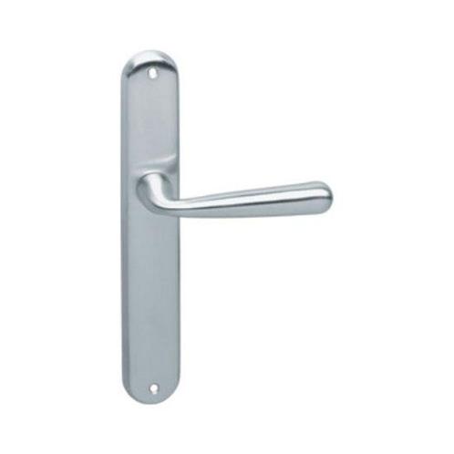 Intersteel Deurkruk - Yvonne op schild SL56 ovl - mat chroom, Huis en Inrichting, Woonaccessoires | Overige, Verzenden