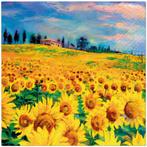 PAW - Lunch servetten - Painted Sunflowers, Nieuw