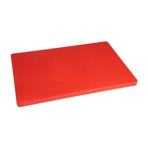 Snijplank LDPE extra dik rood | 450x300x20(h)mm Hygiplas, Zakelijke goederen, Horeca | Keukenapparatuur, Nieuw in verpakking, Verzenden