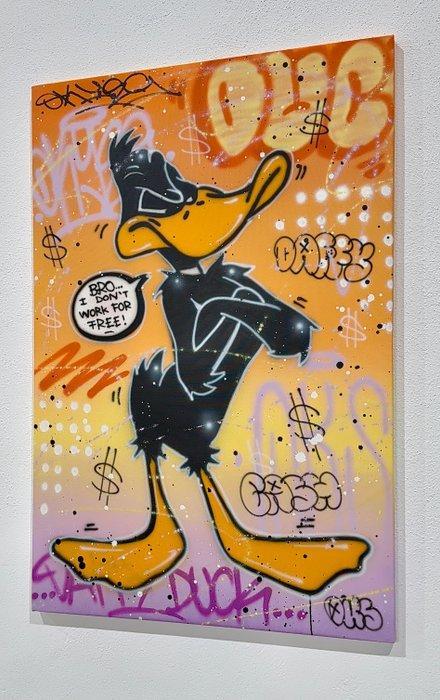 Okyes (1987) - I Don’t Work For Free, Antiek en Kunst, Kunst | Schilderijen | Modern