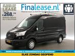 Ford Transit 290 2.0 TDCI L2H2 Airco Cruise 3Pers PDC €268pm, Zwart, Nieuw, Ford, Lease