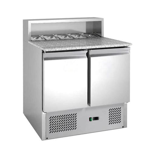 HCB Pizzawerkbank - klapdeuren - 90 cm - 390 liter - 230V -, Zakelijke goederen, Horeca | Keukenapparatuur, Nieuw in verpakking