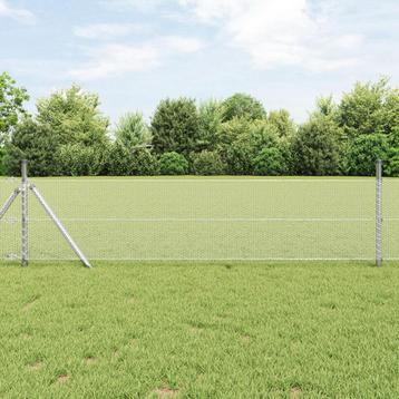 vidaXL Hexagon Hek Zilver 5000 x 0.05 x 50 cm Gegalvaniseerd beschikbaar voor biedingen