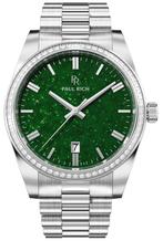 Paul Rich Legacy Aventurine Silver Green LEG09 horloge, Overige merken, Staal, Staal, Verzenden
